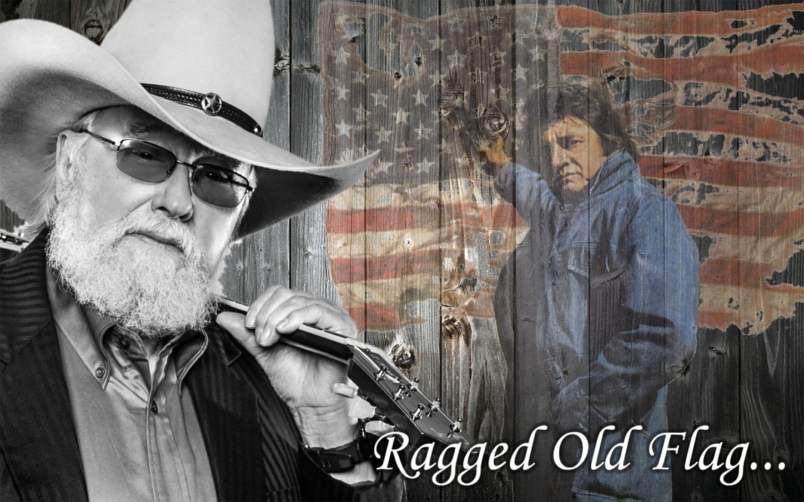 Charlie Daniels Johnny Cash Ragged Old Flag 